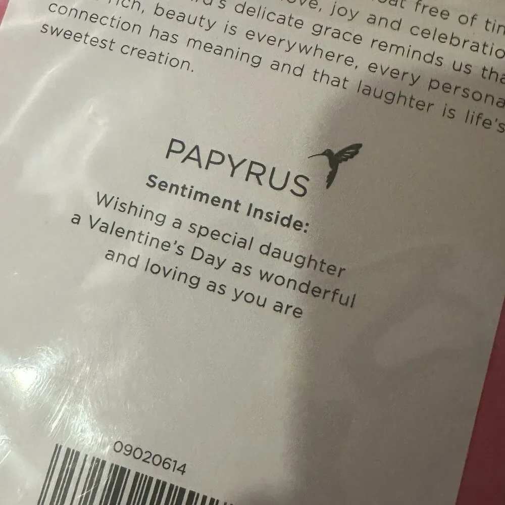 Papyrus Valentine Cards For Son And For Daughter 2 Cards